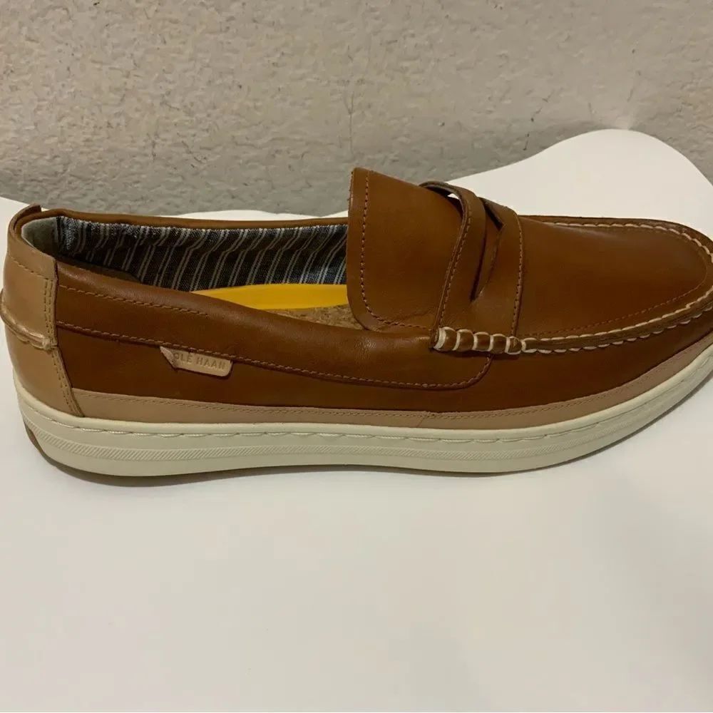 New Cole Haan Cloudfeel Weekender Venetian Loafer (Men's) - Brown 13 M